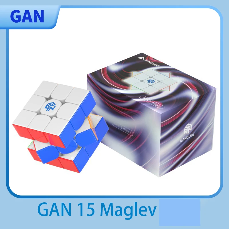 [JudyCube] Gan 15 Maglev 3x3 Magnetic Magic Speed Cube GAN15 UV Stickerless Professional Fidget Toys GAN 15M Cubo Magico