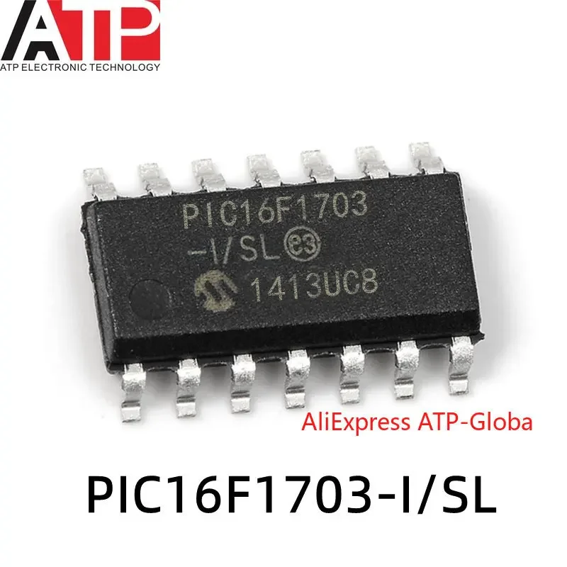 

10 шт. PIC16F1703-I/SL SOP-14 PIC16F1703 оригинальный инвентарь встроенного чипа IC