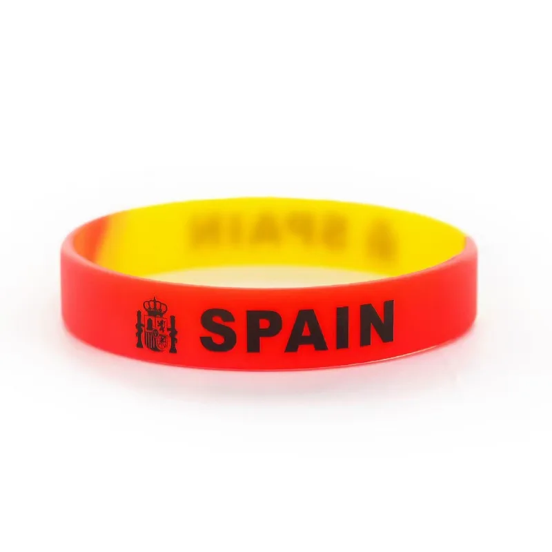 National Flag Bracelet Flags of The World Portugal Argentina Belgium Morocco Sweden Czech Silicone Bracelets for Sports Lovers view 4