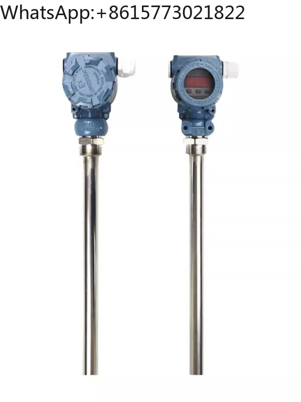 Straight rod  level transmitter 4-20mA high temperature resi-stant static pressure  level gauge RS485（1PCS）