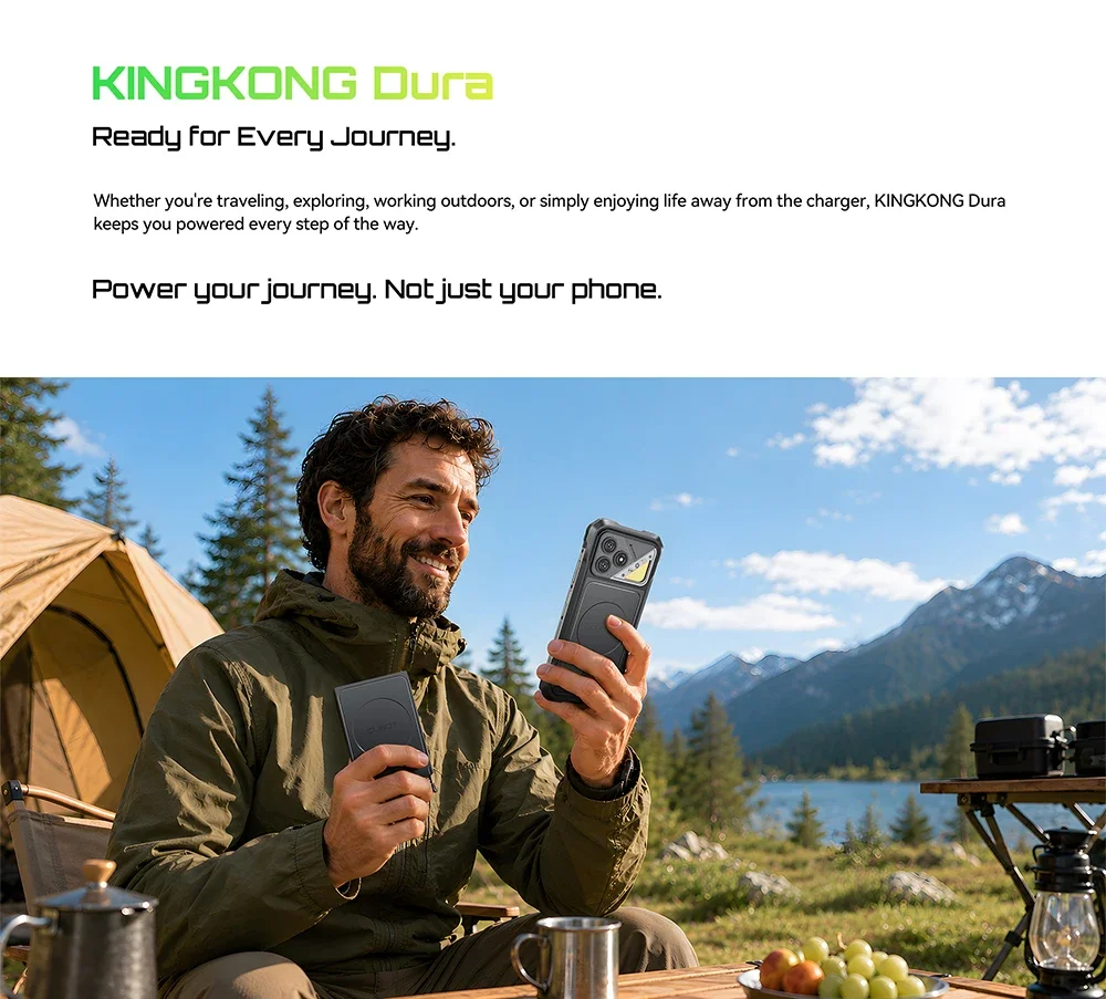 Cubot Kingkong Dura Rugged Android Smartphone 16 20Gb(8+12) & 32Gb(12+20) Ram, 128Gb/256Gb Rom, 6.88" 120Hz Display, Nfc, Face Id & Fingerprint Unlock