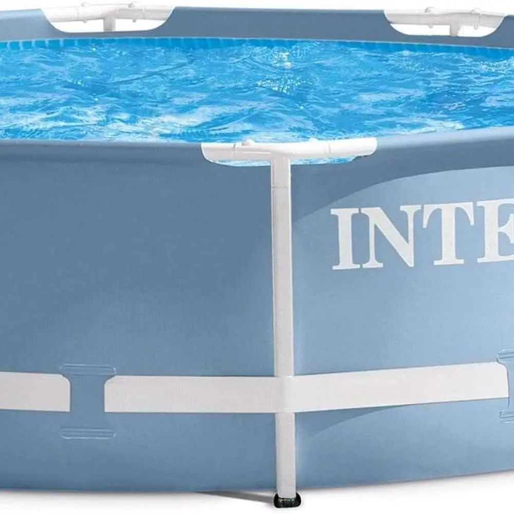 12-Foot by 30-Inch Rectangular Frame Pool with Integrated Filter Pump