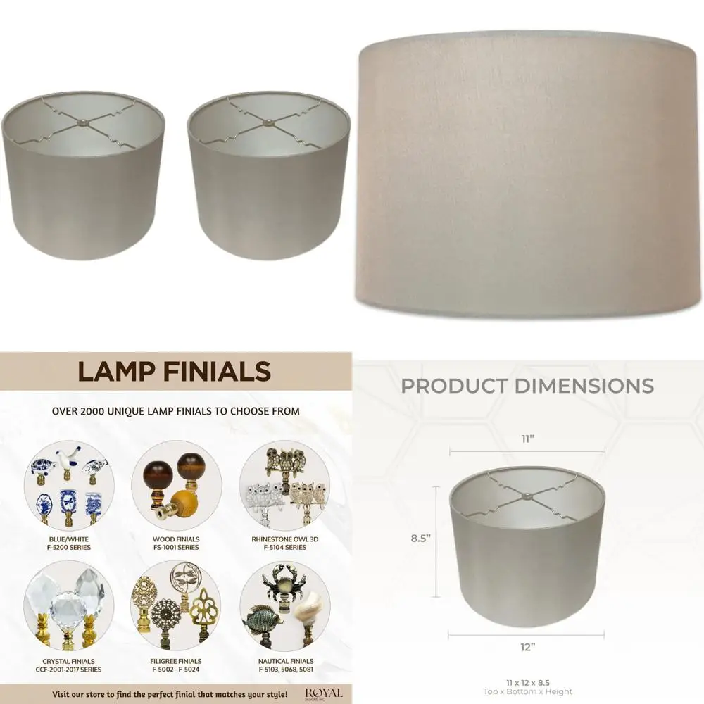 

Серые абажуры в твердом переплете для мелкого барабана, 11x12x8,5, набор из 2 предметов, компактные и стильные аксессуары для освещения