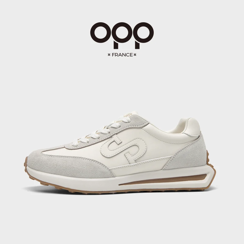 

OPP Luxury Design Men Sneakers Genuine Leather Sports New Shoes Balance 327 Sneakers Trend Running Shoes