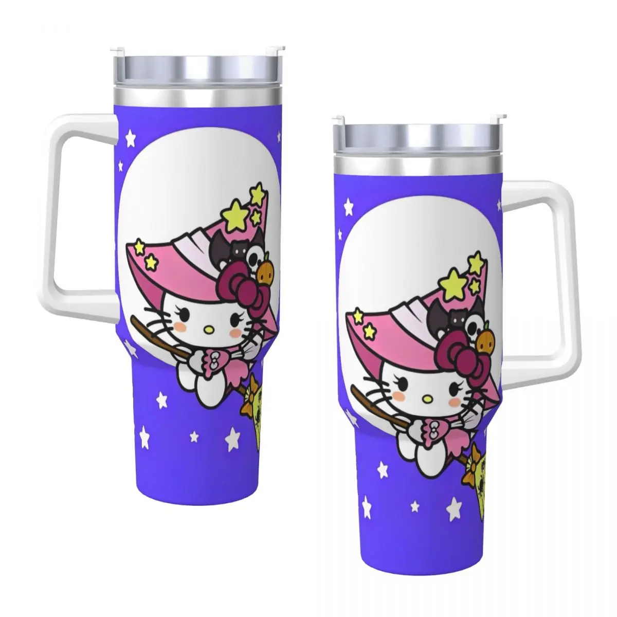 Stainless Steel Tumbler Sanrio My Melody Halloween Car Mugs With Straws Beach Cold and Hot Water Bottle