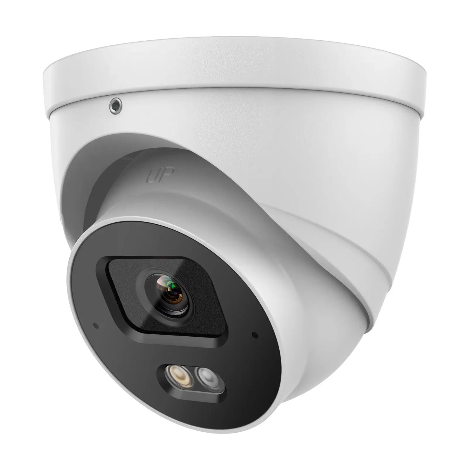 Dahua-compatibele 4/8MP Smart Dual Light PoE IP-camera met mens- en voertuigdetectie, ingebouwde microfoon, ondersteuning voor IVS, Onvif, IP67, metalen behuizing