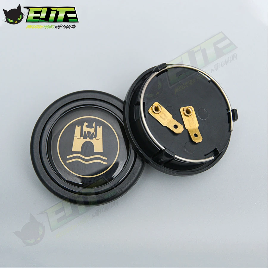 For Volkswagen Classic Wolfsburg Horn Button Universal Racing Steering Wheel Horn Switch Push Cover