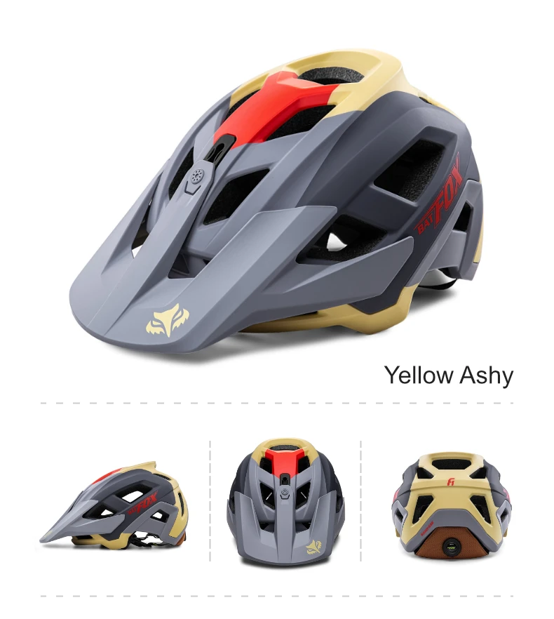 BATFOX Fahrradhelm Bestseller mit Belüftungssystem und Poröser Anpassungsfunktion für Rennrad und MTB, Sicherheitshelm für Radfahrer – Detail 15