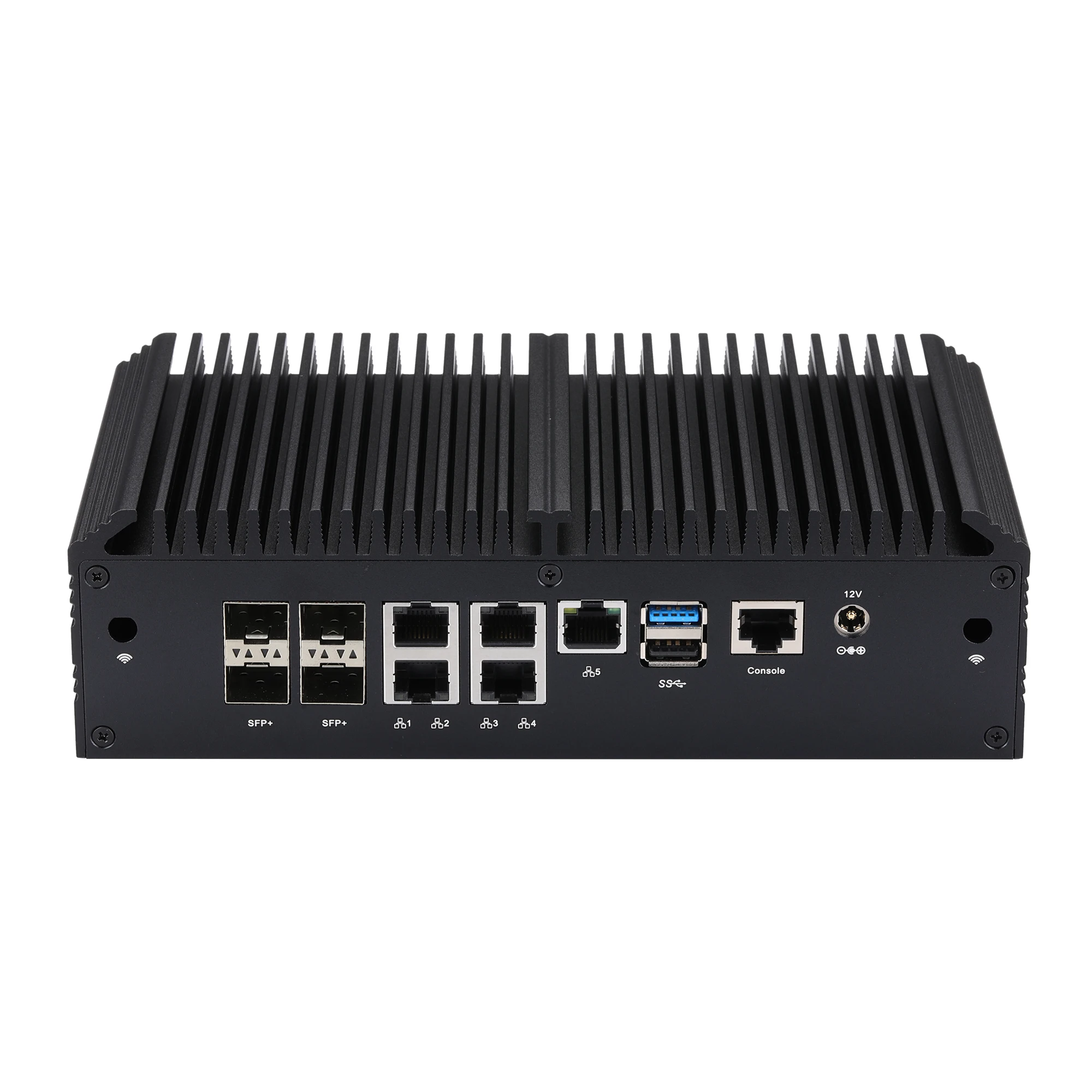 QOTOM Fanless Home Serve Router Q20331G9 Q20332G9 Processor Atom C3758R C3758 AES-NI Firewall - 5x 2.5G LAN 4x 10GbE SFP+