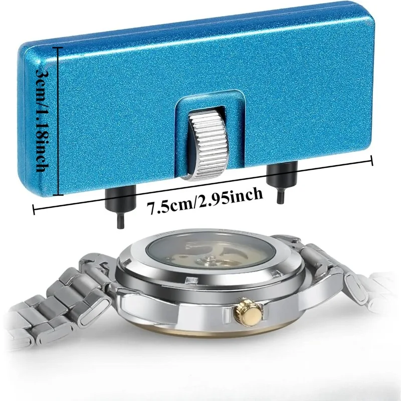 1pc Replace the tool kit. Adjustable opening/closing mechanism for the watch case. Suitable for DIY battery replacement