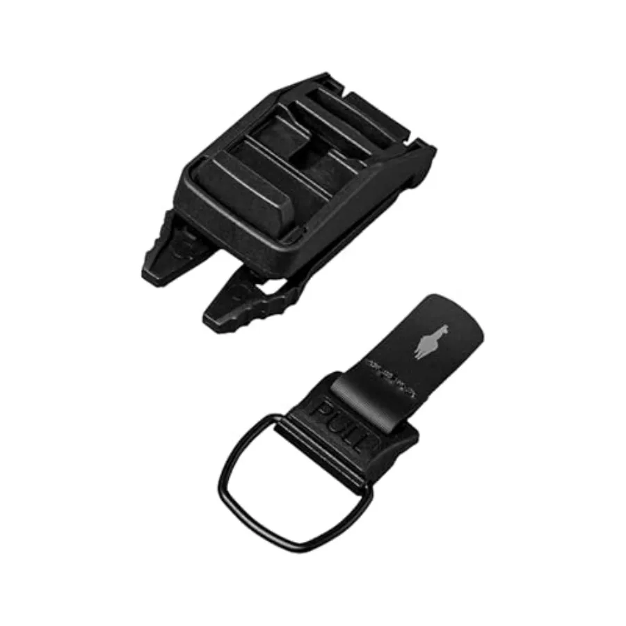 

HUB Tactical Clip - EDC Gear Clips - MOLLE Accessories - HUB Keychain - Webbing Belt Clip with Locking Mechanism Compatible HUB