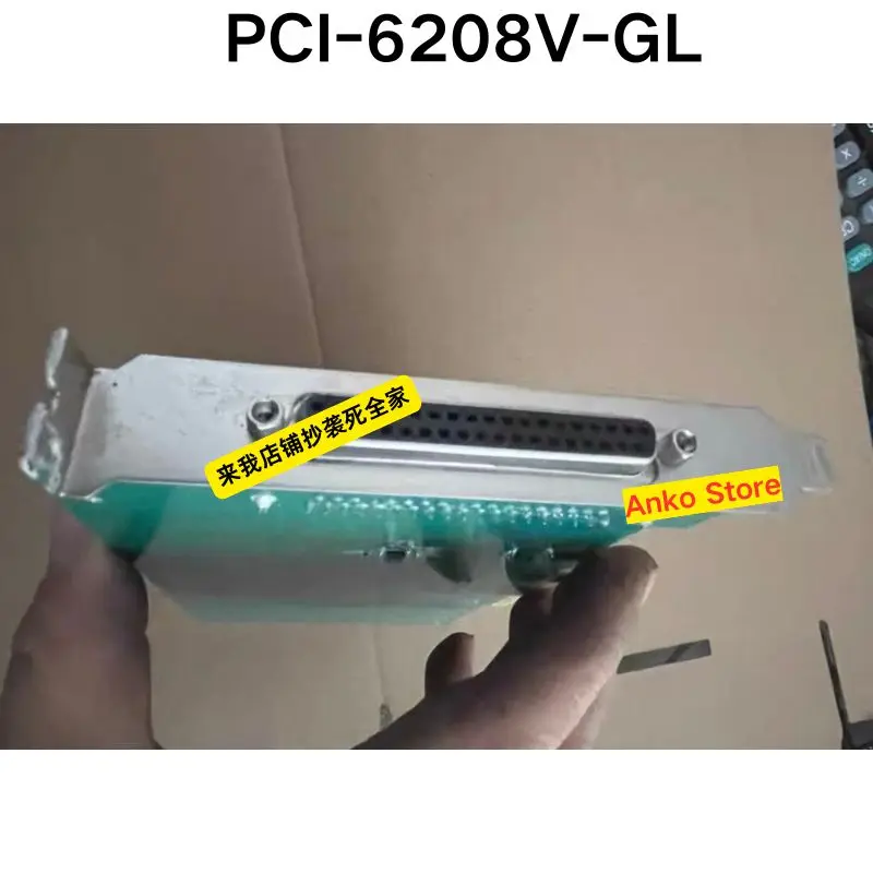 Second-hand test OK ，PCI-6208V-GL Analog Output Data Acquisition Card