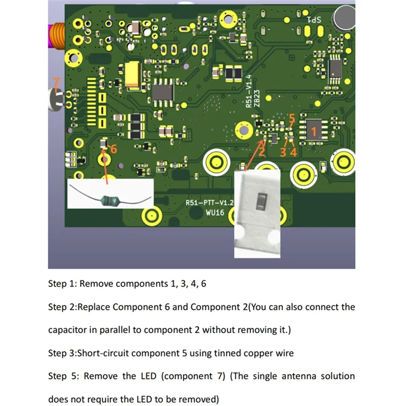 

BNVN-SI4732 Модуль модификации компонента кварцевого генератора для версии Uvk5/K6 FPC PLUS для Quansheng UV-K5 UV-K6