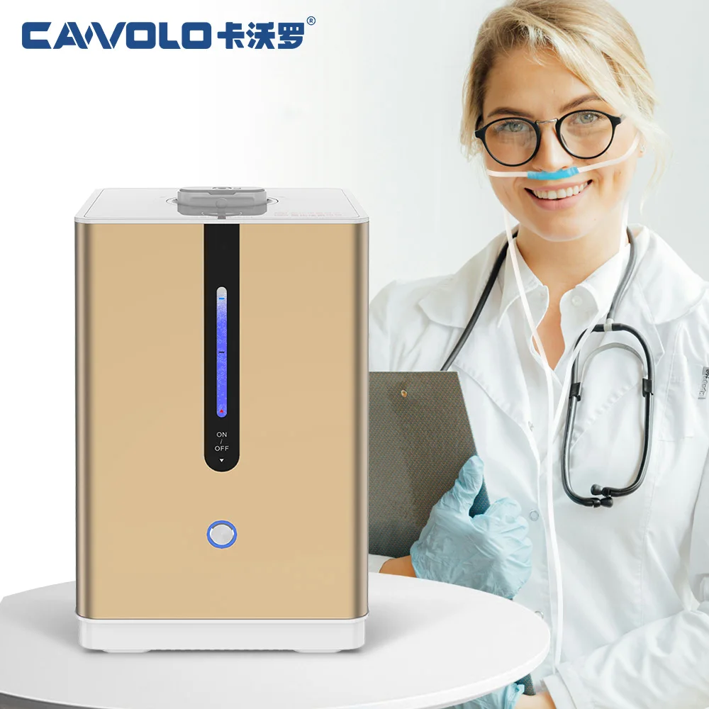2024 Dropshipping Hydrogen Generator Cawolo SPE PEM Tech Hydrogen Gas Inhaler Portable 150ml Hydrogen Making Machine