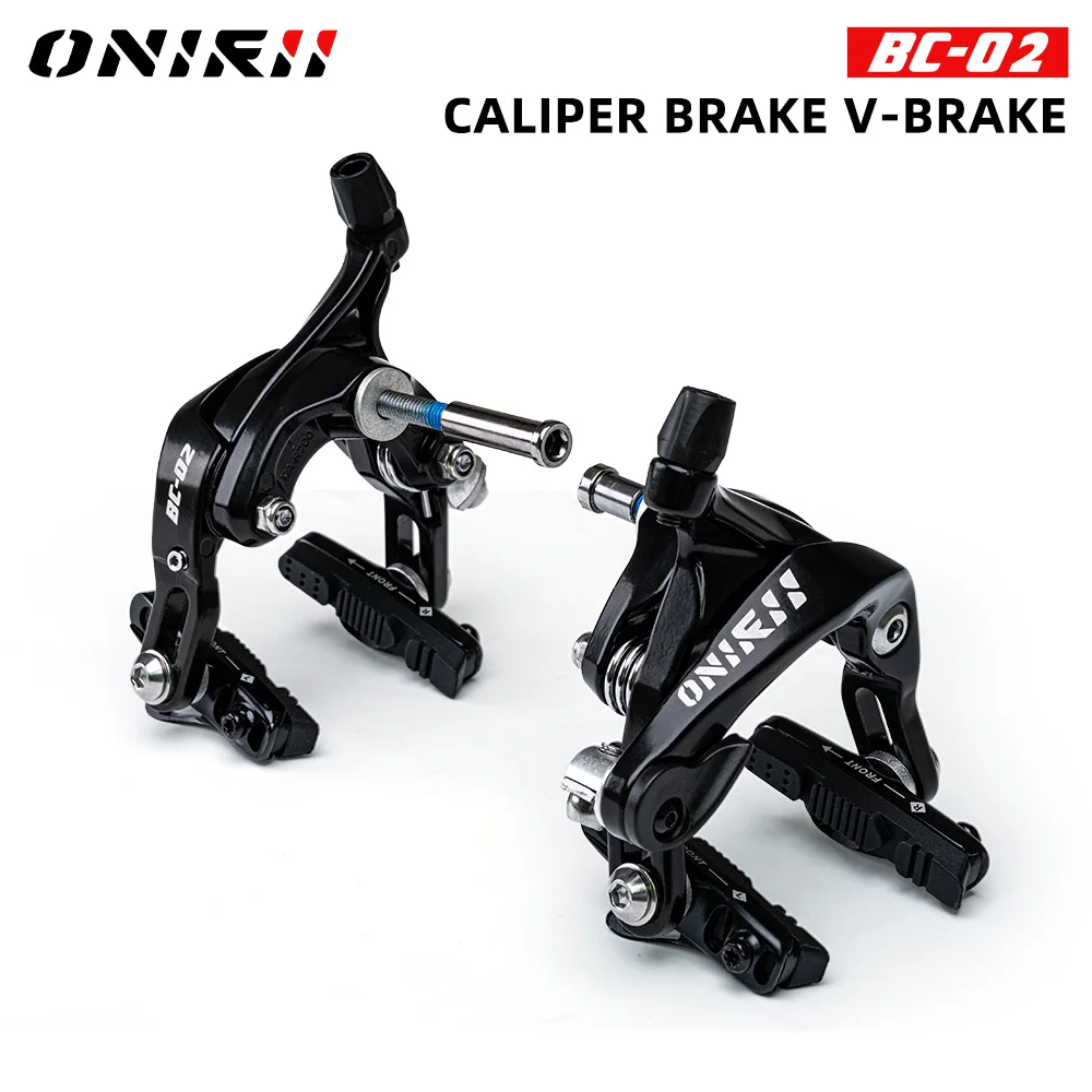 ONIRII Calipers Brake Dual Pivot V-Brake with Brake Blocks Aluminum  Caliper Front Rear for Road Bike 105 R7000 New