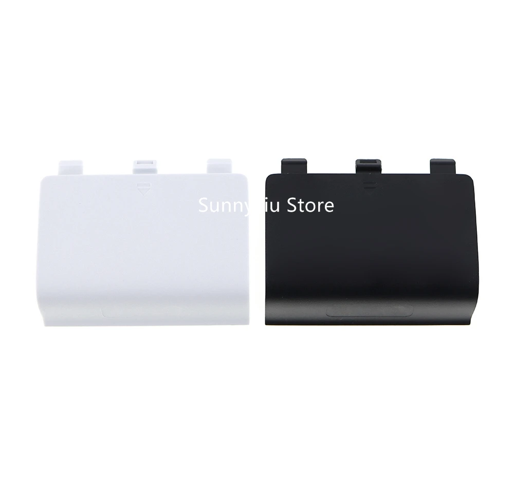 أسود أبيض استبدال غطاء البطارية غطاء الباب ل xbox واحد تحكم xboxone غمبد غطاء البطارية الحال مع شعار