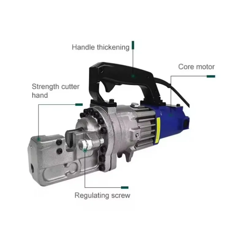 RC-22 Hydraulic Rebar Cutter Portable Hydraulic Rebar CutterSteel Bar Cutter Electric Rebar Cutting