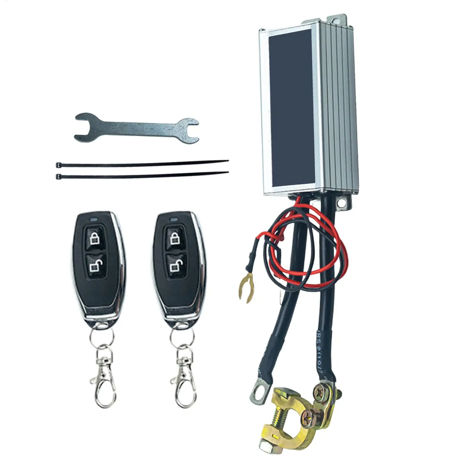 Battery Shut Off with remote Waterproof Auto Off Auto Off Remote Battery Disconnect for Sedan SUV RV ATV Van Vehicle Boat Marine