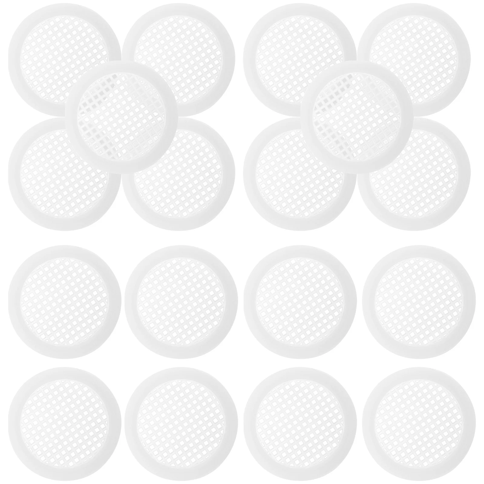 

20pcs 60Mm Soffit Vent Cover Round Under Cabinet Air Vent For Cabinet Ventilation Decorative Bathroom Accessories