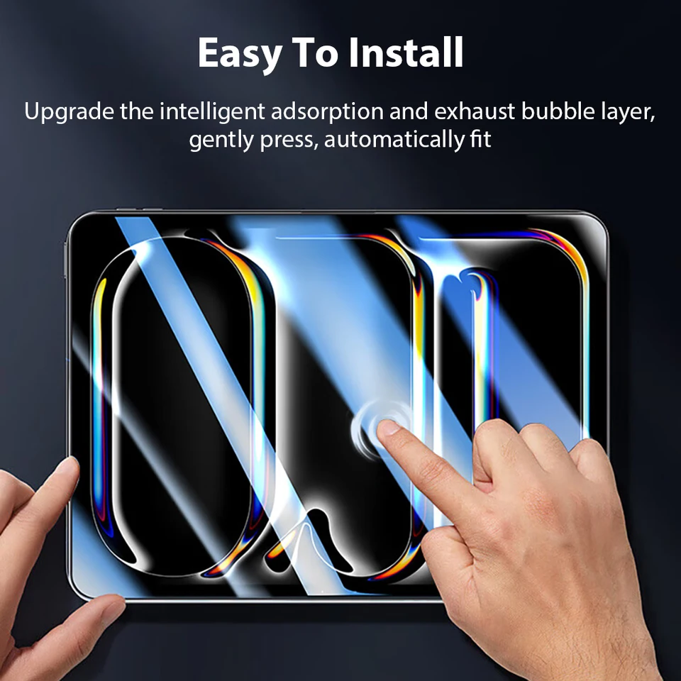 2 Piezas Protector de Pantalla de Vidrio Templado para iPad Pro 13 11th M5 M4 12.9 Air 11 M3 M2 5 4 Mini 6 7 10 9 9th 10th Generation A16 Película 6