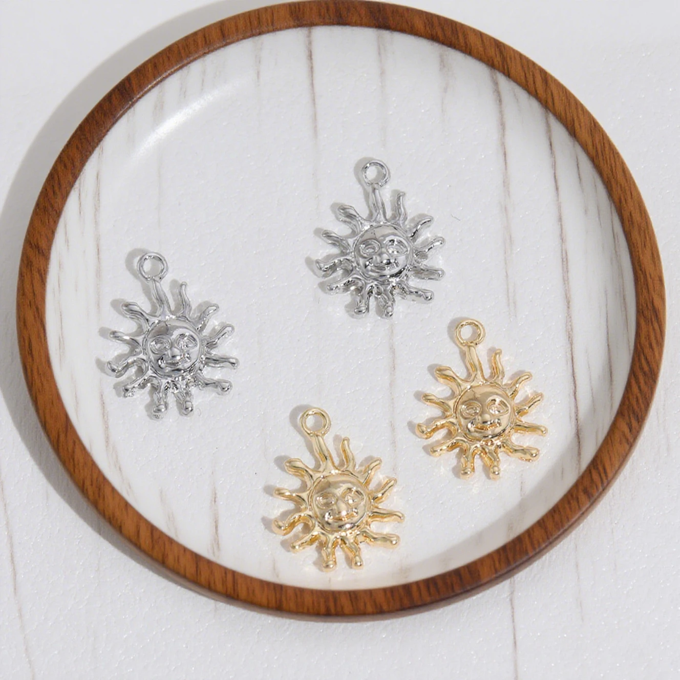 

Cordial Design 100Pcs 12*16MM Jewelry Findings & Components/Copper/Necklace Charms/Hand Made/Genuine Gold Plating #194988