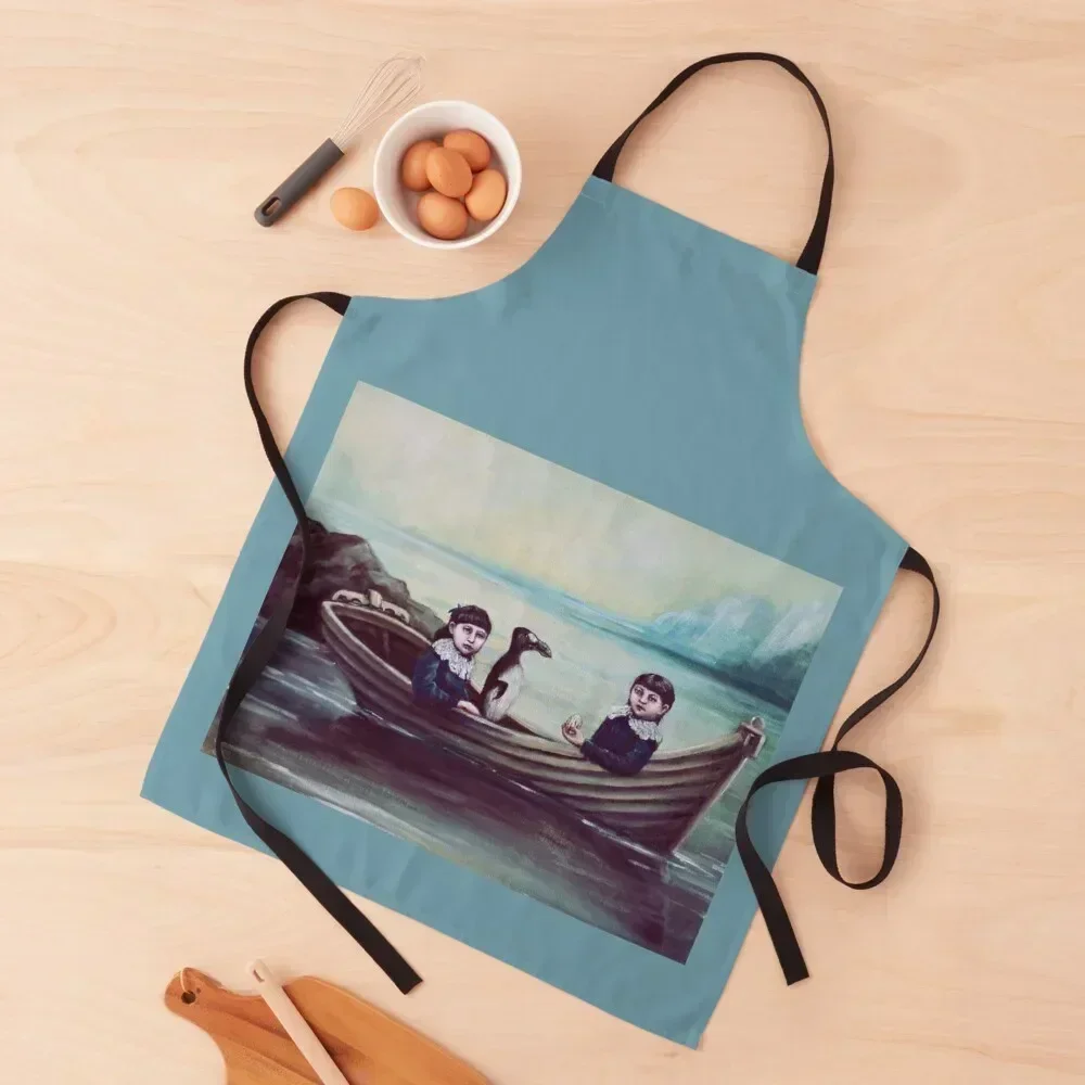 

I Dreamed We Saved the Last Great Auk Apron Customizable Woman for home useful pieces Woman Work Hairdressing Apron