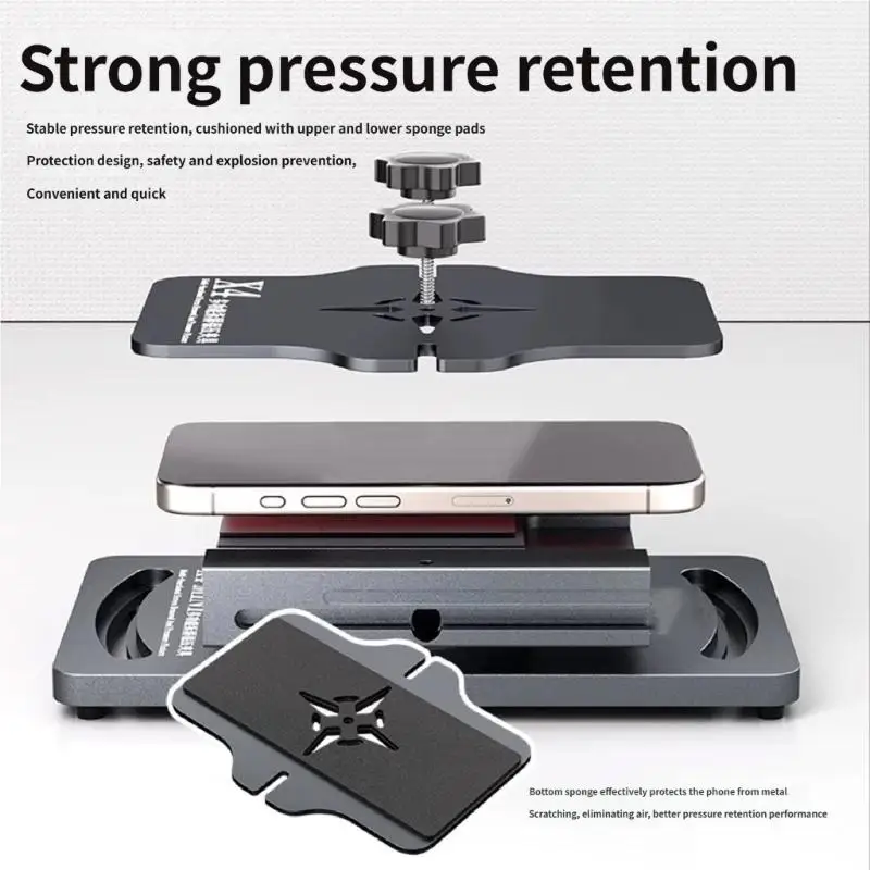 652F Precise Pressure Application Fixture Tool for Screen Bonding Ensuring Bubble Less Curing and High Quality Repair Result