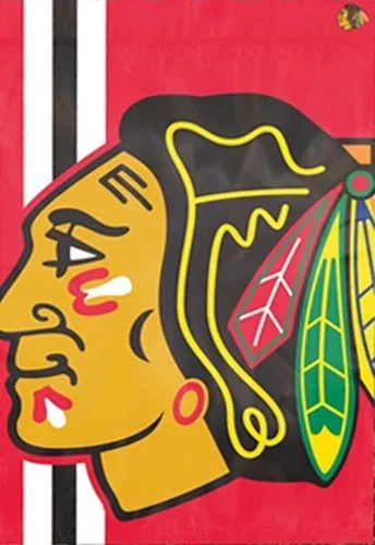 Chicago Blackhawks Premium Banner House Flag, Bold Logo Design, 24x36 Inch, Indo uua
