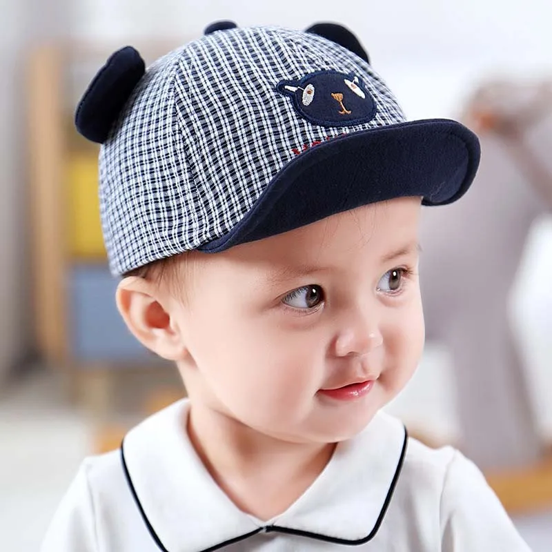 Cute Baby Boy Cap Embroidery Number Baby Baseball Cap Spring Summer Children Cotton Sun Hat Toddler Girl Outdoor Visor Hats