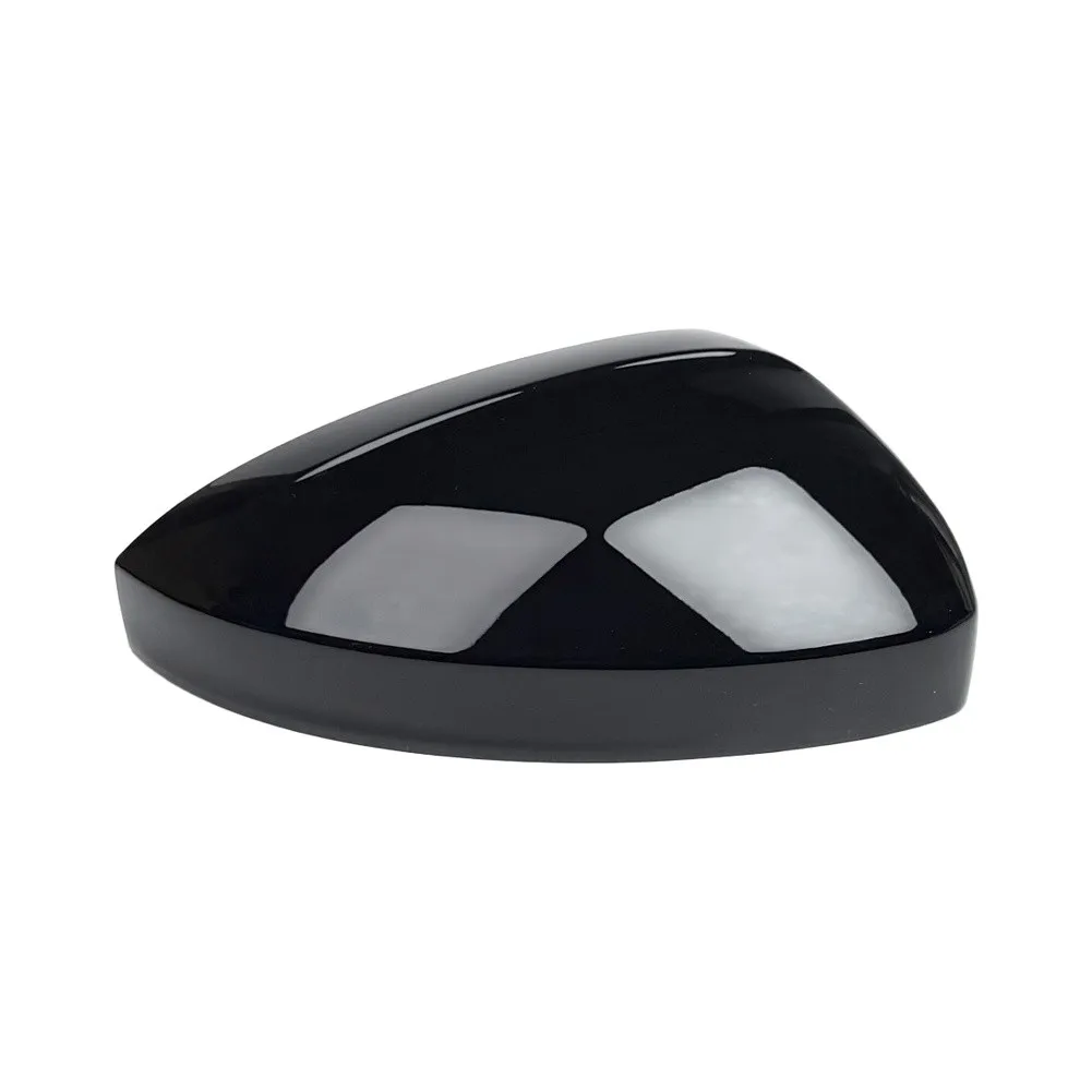 Stylish Mirror Cover Upgrade Mirror Side Mirror Housing UV-proof Coating Rust-proof Construction Sleek Black Finish