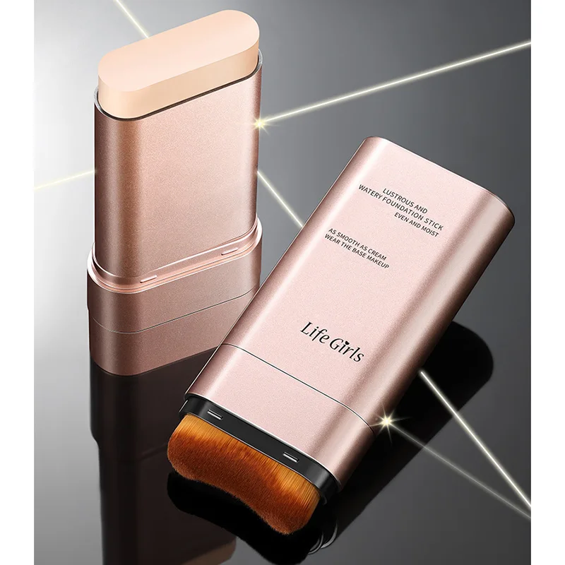 Thin and Lightweight Double Head Makeup Foundation Rotated Moist Hydrating Foundation Naturally Perspective Moisturizing Glossy