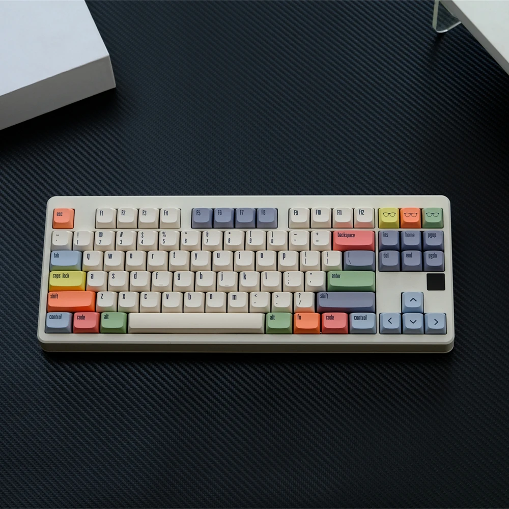 Imagem -05 - Xda Pbt Keycaps para Teclado Mecânico Dye Sub Minimalismo Retro Custom Faça Você Mesmo 75 Color Gaming