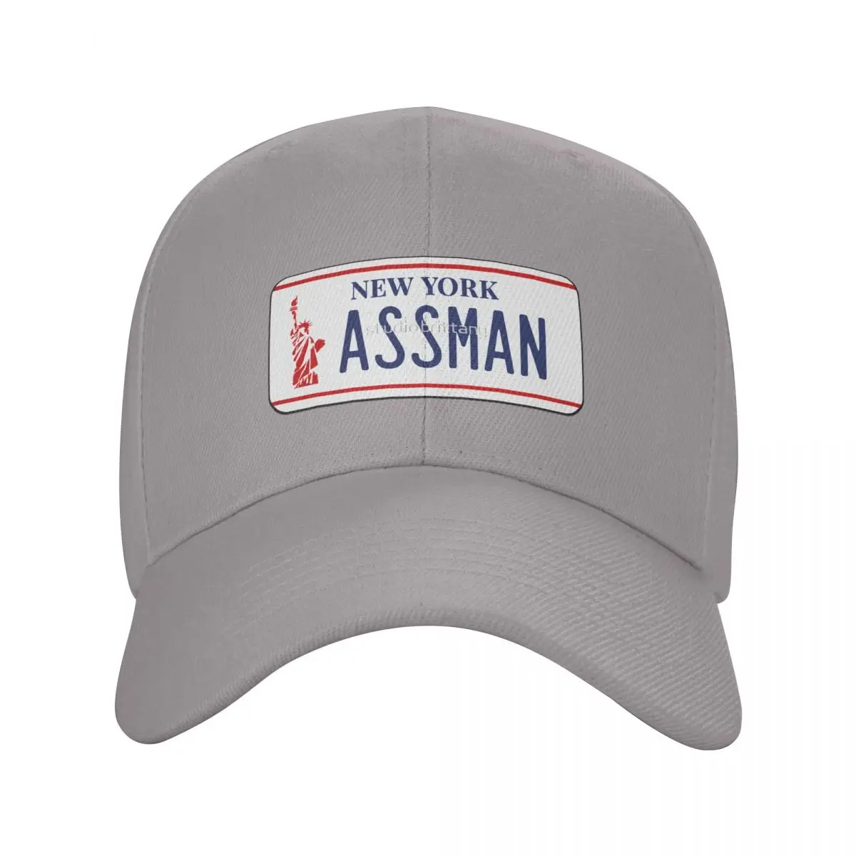 Assman (License Plate) Fashion Baseball Cap Peaked Cap Men's Hat Women's Cap Baseball Cap