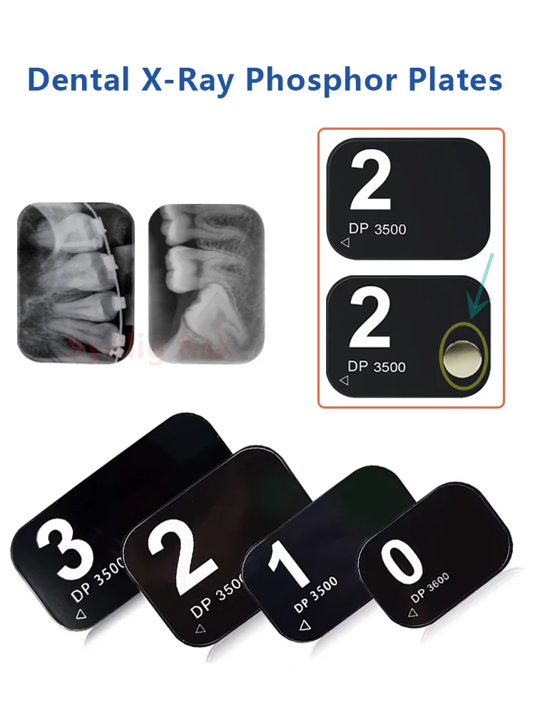 1Pcs Dental Röntgen Phosphor Platten Digitale Röntgen Sensor Imaging Scanner Platte Intra Oral Bild Phosphor Lagerung Platten zahnmedizin