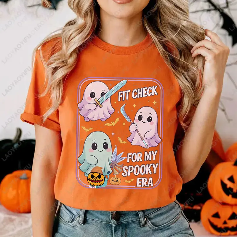 هالوين قميص شيطان الصيادين تي شيرت ديربي النمر تيز Kpop هنتركس ساجا الفتيات مخيف الموسم امرأة تي شيرت متعة لطيف شبح القمم