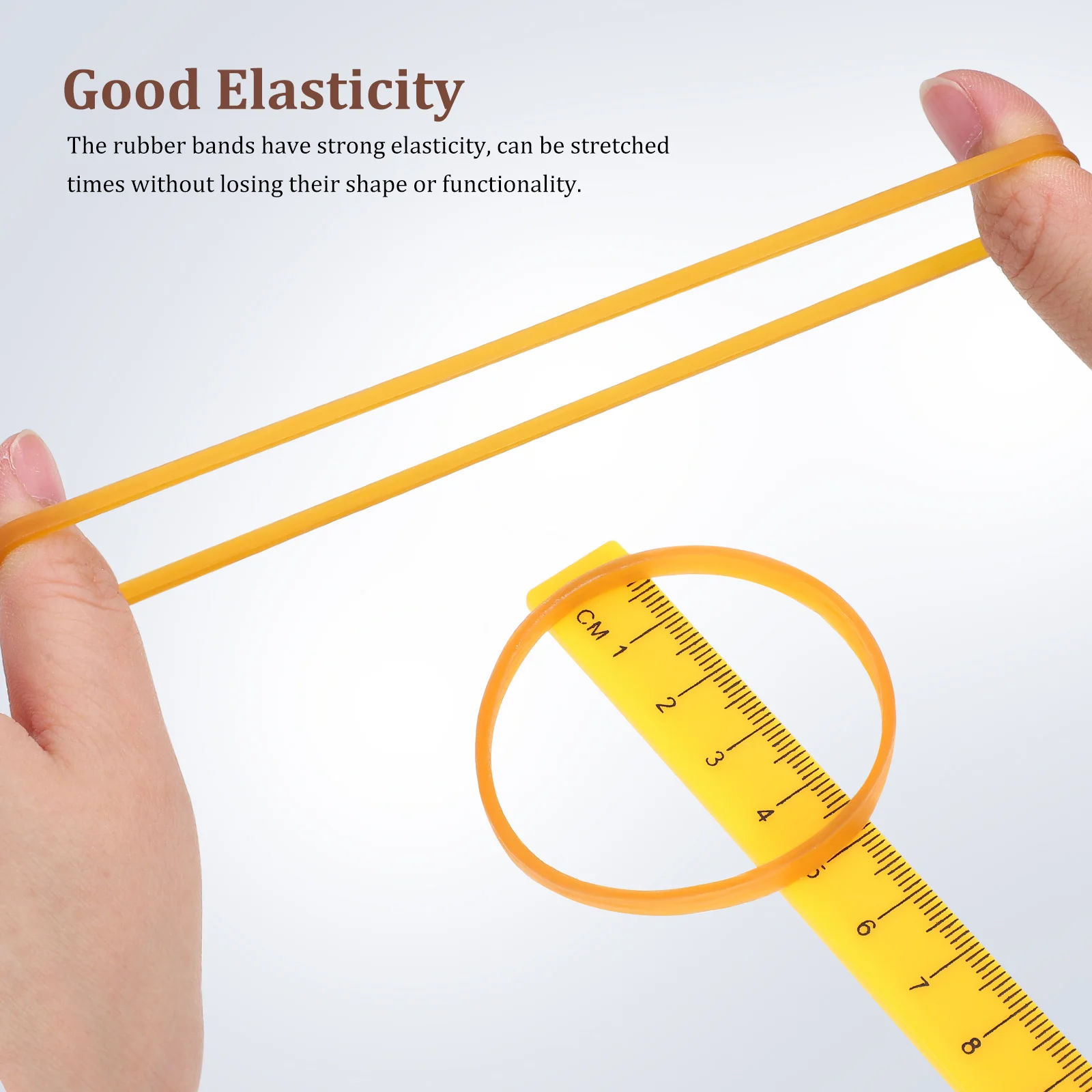

350 pcs Wide Rubber Thickened Elastic Bands For Office Home School Supplies Strong Stretchable Household Rubber Bands Bulk