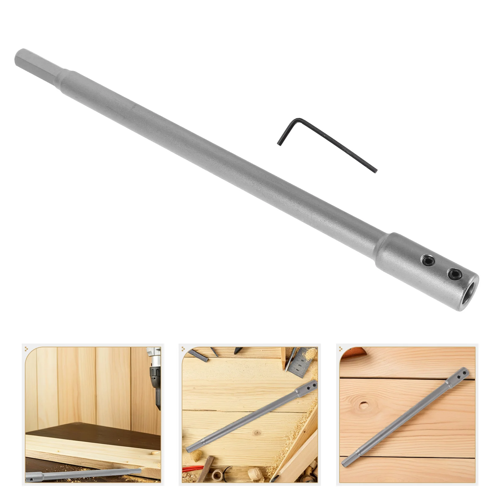 

Drill Extension 3 8 Hex Shank Steel Adapter Angle Grinder Angle Drill Attachment Shaft Chuck Extender Socket Tool Parts