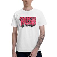 Fashion Distressed Rush T Shirts 100% Cotton Crewneck Men T-Shirt Short Sleeve Oversized Gift Tee Clothes Four Seasons