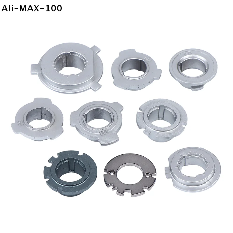 【AyS】5 Stück Wärmeableitende Aluminium-D1-D2-D4-D8-H4-H7-H11-9005-9006-9012-LED-Autolampen-Schnappverschluss-Basis für Hochleistungs-Autolampen
