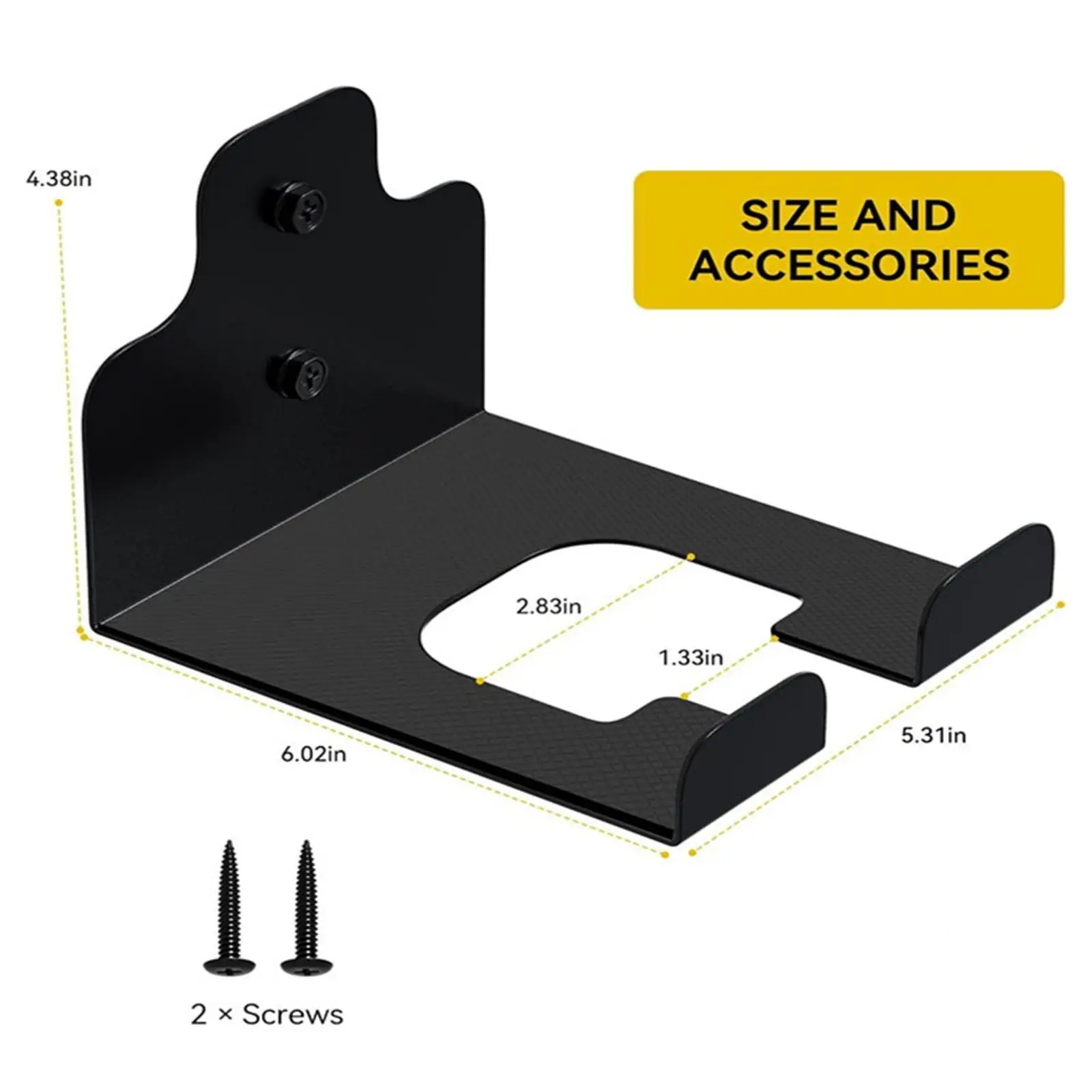 Garage Organizer Trimmer Rack Wandmontiertes Rack Anti Scratch Garage Storage für