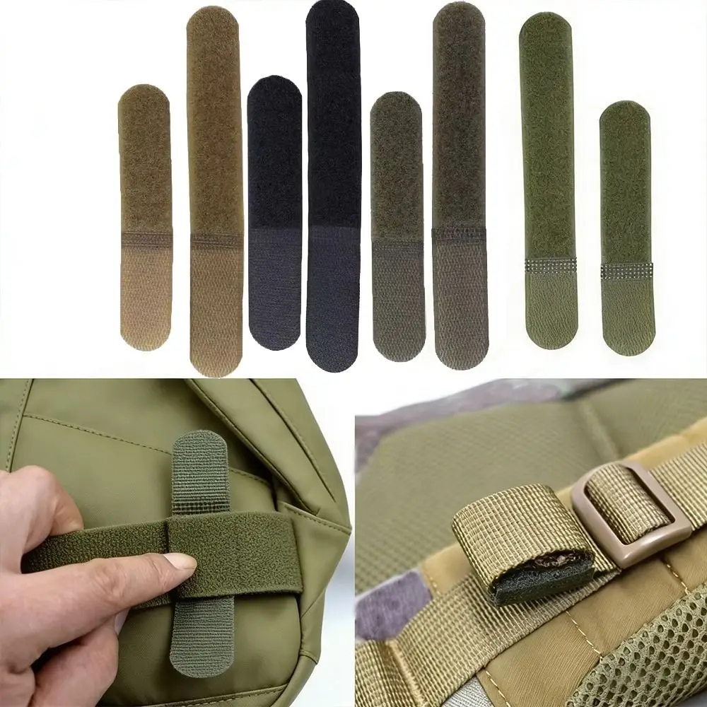5Pcs New 120/160mm Nylon Straps Buckle Webbing Hook Loop Fastener Hook Loop Straps Fix Cord Cable Ties Backpack Organizer