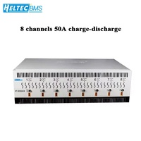 NEW 8-channel 18650 lithium battery capacity tester charge and discharge 50A  battery repair Voltage Equalize