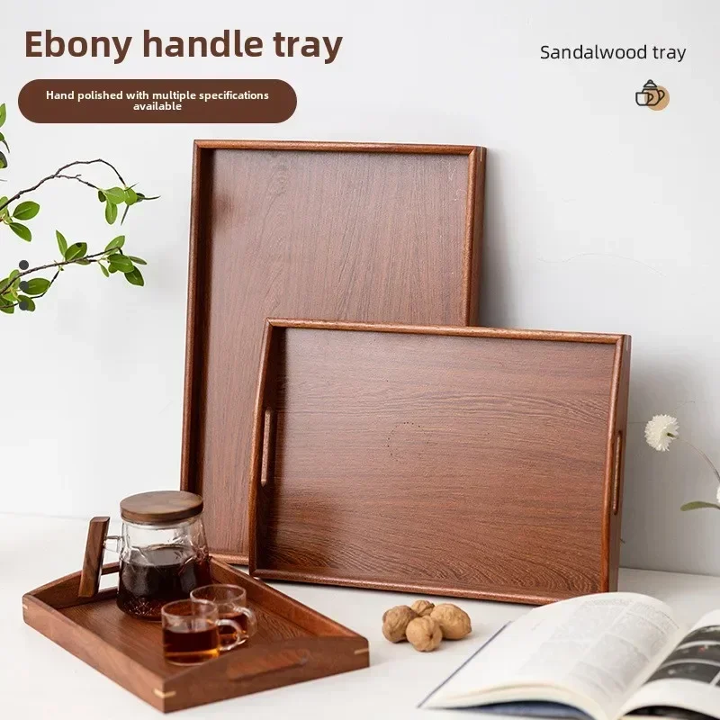Tea Set Tray Solid Wood Modern Chinese Small Tea Tray Wooden Pallet Home Hotel Tea Tray