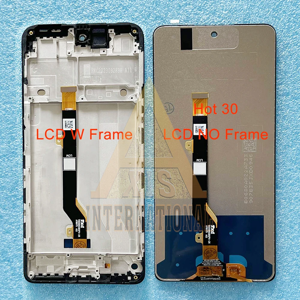 Tested For Infinix Hot30 30i LCD X6831 X669 Display Screen Touch Panel Digitizer For Infinix Hot 30 Play NFC LCD X6835 Frame