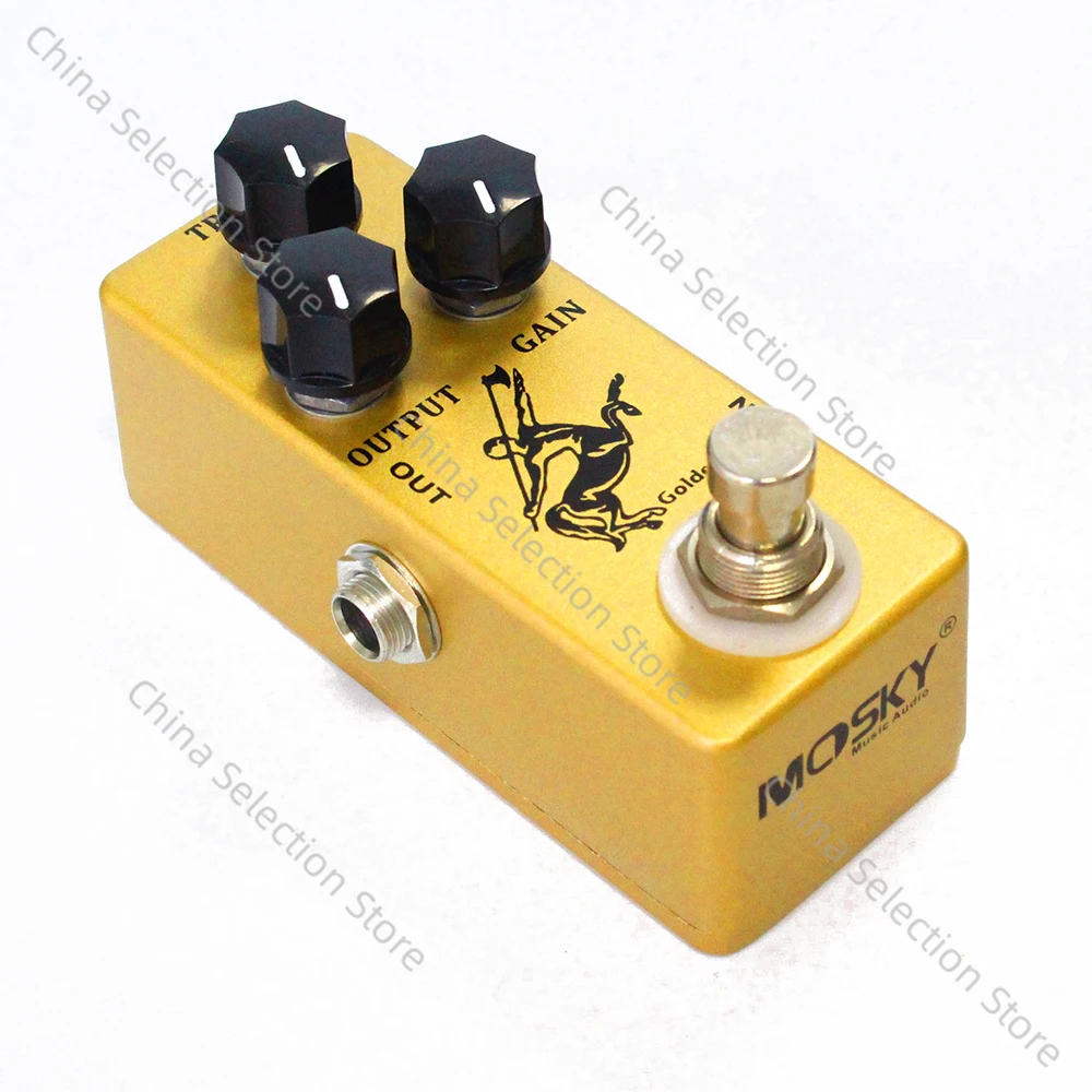 MOSKY SILVER /GOLDEN HORSE Effect Pedal Overdrive/Boost Horse Electric Guitars Volume Reverb Bass Kit Guitar Parts Tremolo