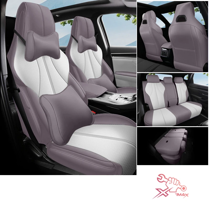 Left-Drive Car Seat Cover For BYD Song Plus DMi Honor Edition 2024 Custom Fit Seat Cover Full Surrounded Seat Protection Cushion