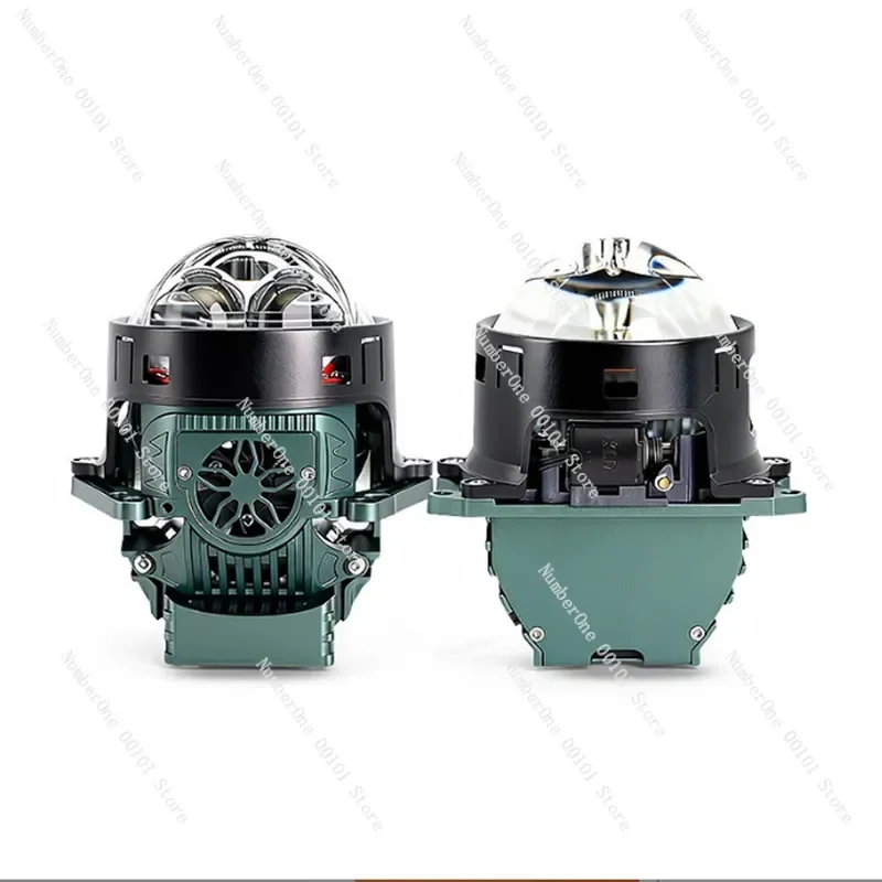 BS010-3001 Dual Fan LED Headlight Bulbs High Power Hi Lo Beam Integrated Car Light Upgrade Modification Kit For Auto Lamp