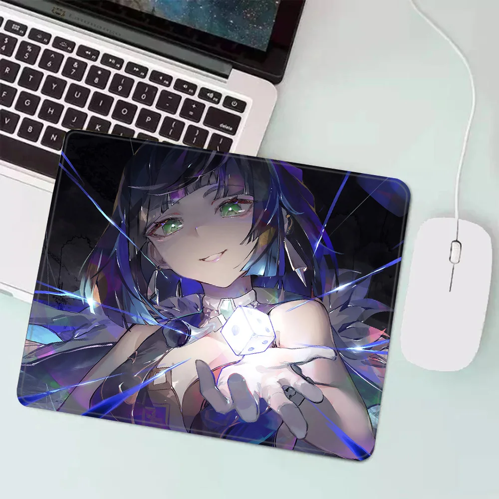 Yelan Genshin Impact Gaming Mouse Pad XS Small Mousepad For PC Gamer Desktop Decoration Office Mouse Mat Deskmat Rug
