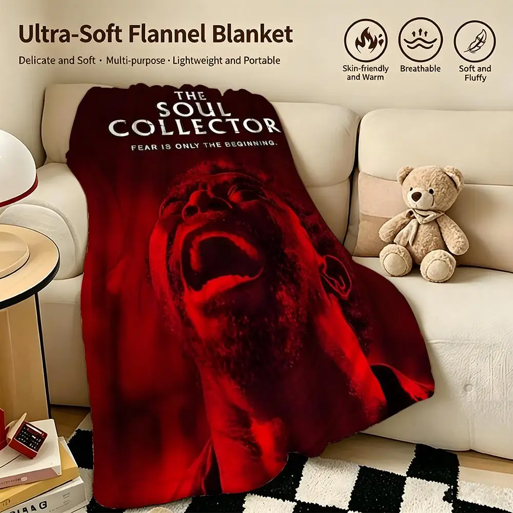 art T-The Collection-n Throw Warm Soft Flannel Blanket, Multi-use for Sofa Bed Camping Travel Nap