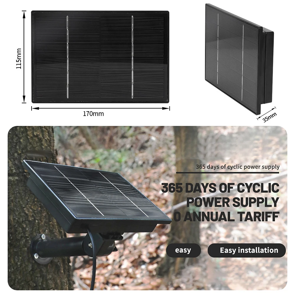 

3 In 1 Charging Interface D4R Solar Panel 18000mAh Capacity 5V 2.4A Output 6 Built-in Batteries Battery Protection
